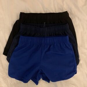 NWT Primary StayCool Running Short Bundle of 3